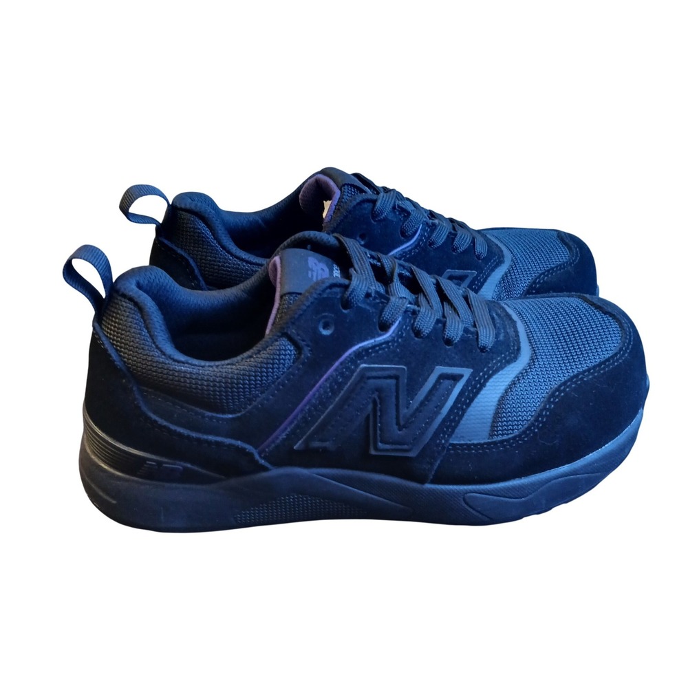 New Balance Elite Lite SD10 Women 6 Wide Black Purple Composite Toe Work Shoes
